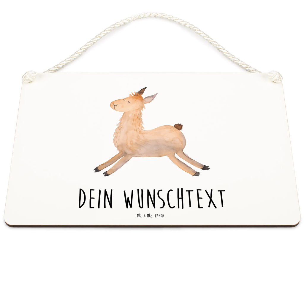 Personalisiertes Deko Schild Lama springend Dekoschild, Deko Schild, Schild, Tür Schild, Türschild, Holzschild, Wandschild, Wanddeko, Lama, Alpaka, Lamas, Lieblingstag, Happy day, fröhlich, Glück, Freundin, Liebeskummer, Neustart, guten Morgen, Start, Prüfung, Abitur