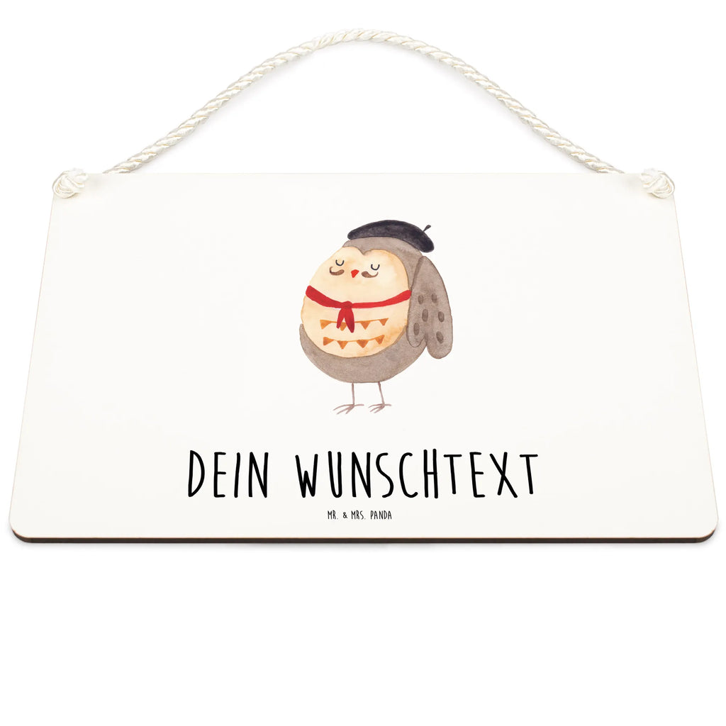 Personalisiertes Deko Schild Eule Französisch Dekoschild, Deko Schild, Schild, Tür Schild, Türschild, Holzschild, Wandschild, Wanddeko, Eule, Eulen, Eule Deko, Owl, hibou, La vie est belle, das Leben ist schön, Spruch schön, Spruch Französisch, Frankreich