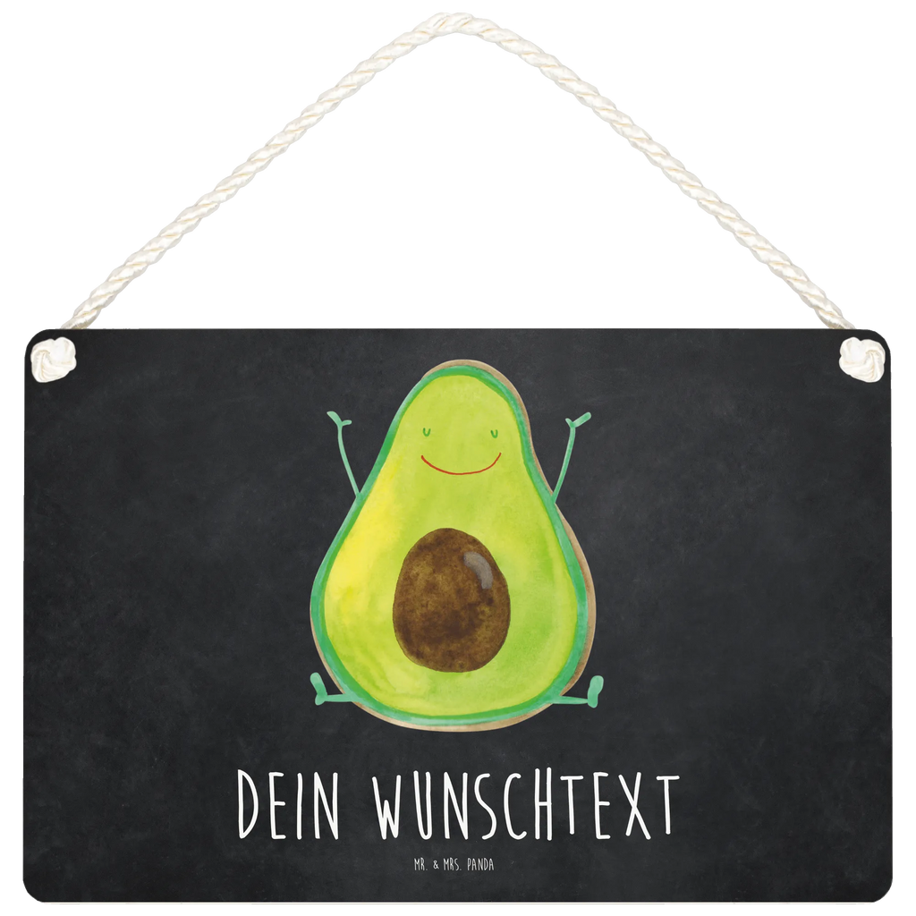 Personalisiertes Deko Schild Avocado Happy Dekoschild, Deko Schild, Schild, Tür Schild, Türschild, Holzschild, Wandschild, Wanddeko, Avocado, Veggie, Vegan, Gesund, Chaos