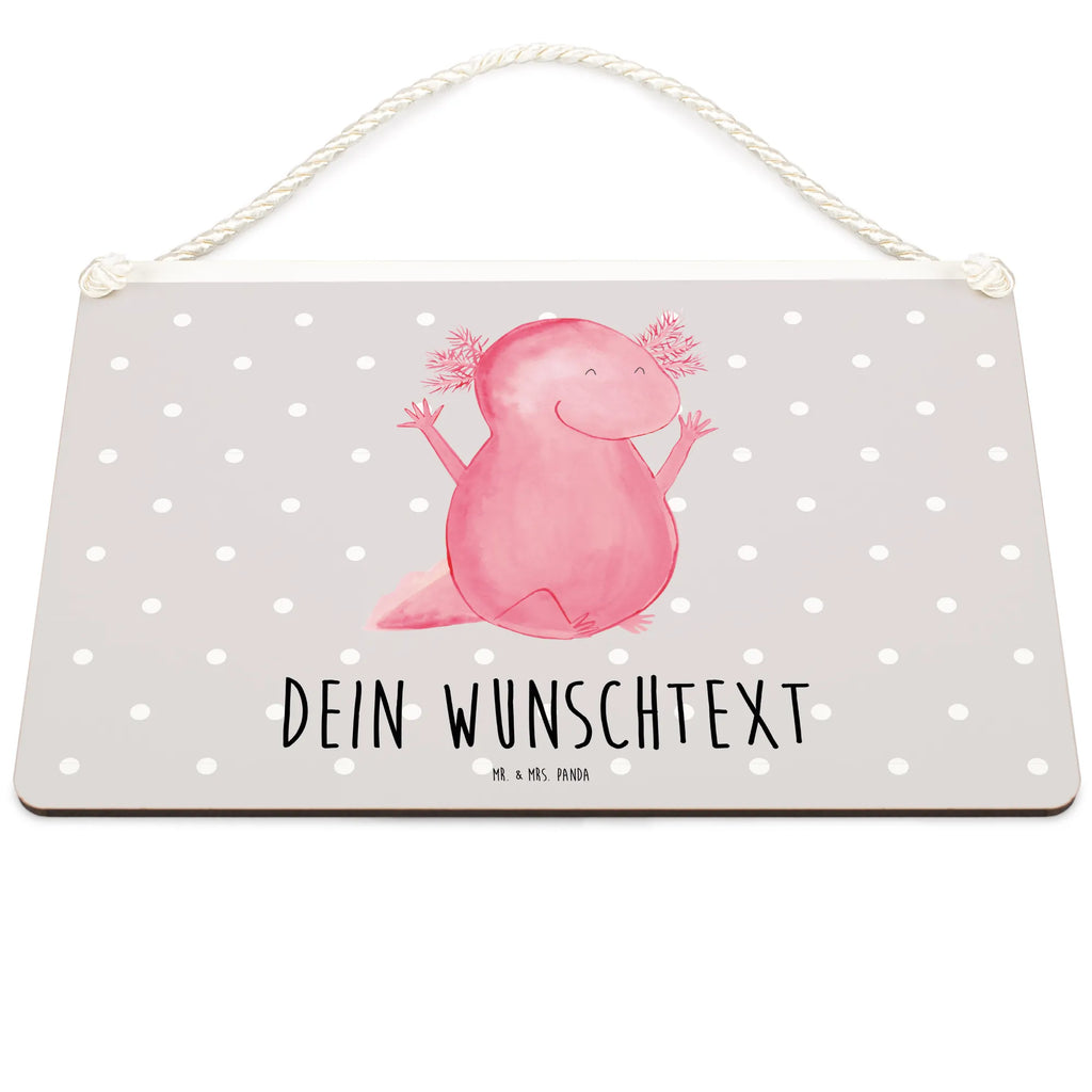 Personalisiertes Deko Schild Axolotl Hurra Dekoschild, Deko Schild, Schild, Tür Schild, Türschild, Holzschild, Wandschild, Wanddeko, Axolotl, Molch, Axolot, Schwanzlurch, Lurch, Lurche, fröhlich, Spaß, Freude, Motivation, Zufriedenheit