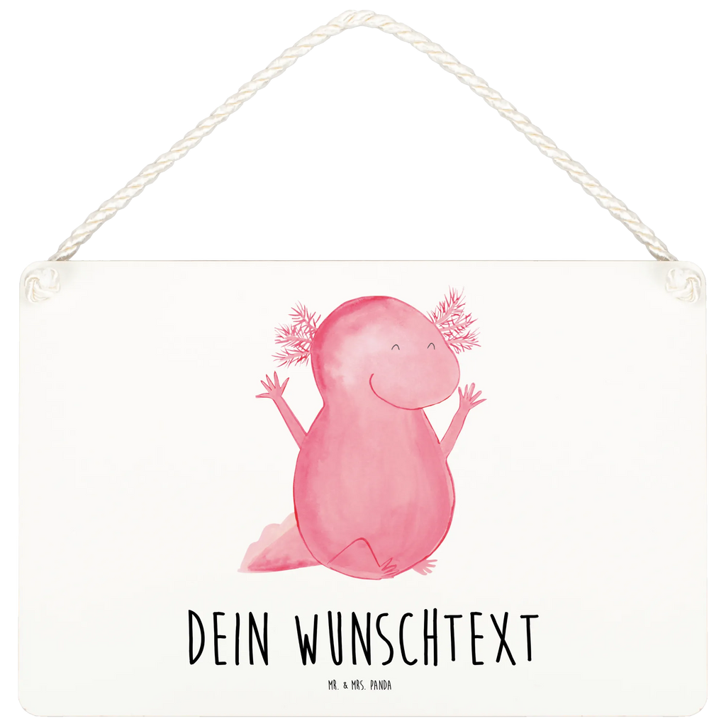 Personalisiertes Deko Schild Axolotl Hurra Dekoschild, Deko Schild, Schild, Tür Schild, Türschild, Holzschild, Wandschild, Wanddeko, Axolotl, Molch, Axolot, Schwanzlurch, Lurch, Lurche, fröhlich, Spaß, Freude, Motivation, Zufriedenheit