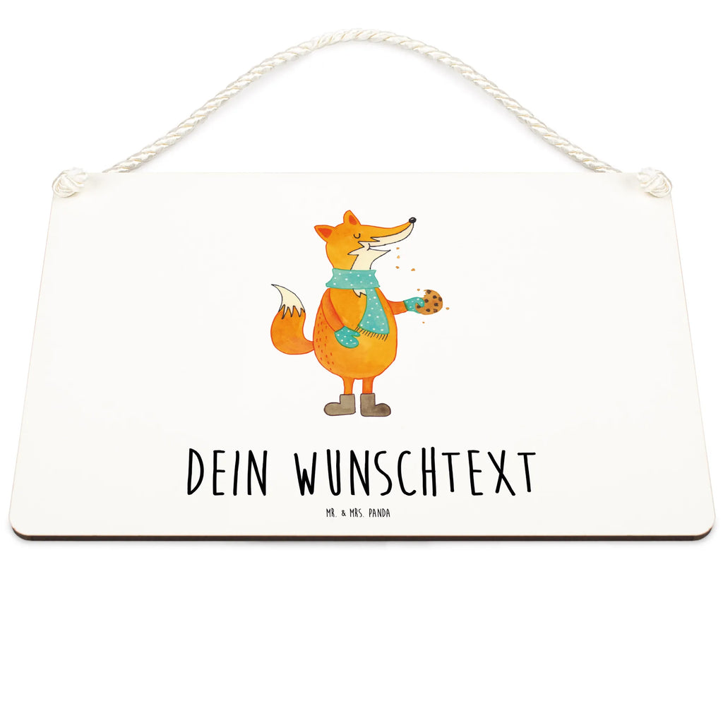 Personalisiertes Deko Schild Fuchs Keks Dekoschild, Deko Schild, Schild, Tür Schild, Türschild, Holzschild, Wandschild, Wanddeko, Fuchs, Füchse, Backen Spruch, Kekse, Winter, Weihnachtszeit, Plätzchen, Liebe, Küche Deko