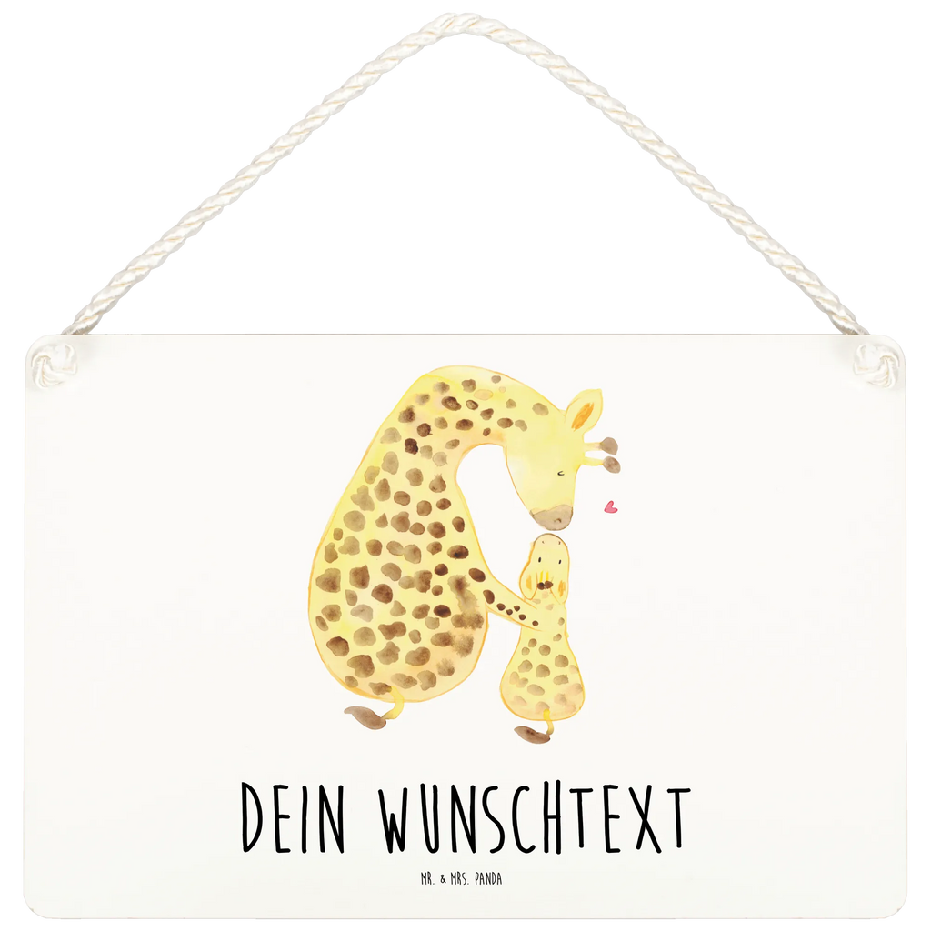 Personalisiertes Deko Schild Giraffe Kind Dekoschild, Deko Schild, Schild, Tür Schild, Türschild, Holzschild, Wandschild, Wanddeko, Afrika, Wildtiere, Giraffe, Kind, Mutter, Mama, Tochter, Sohn, Lieblingsmensch