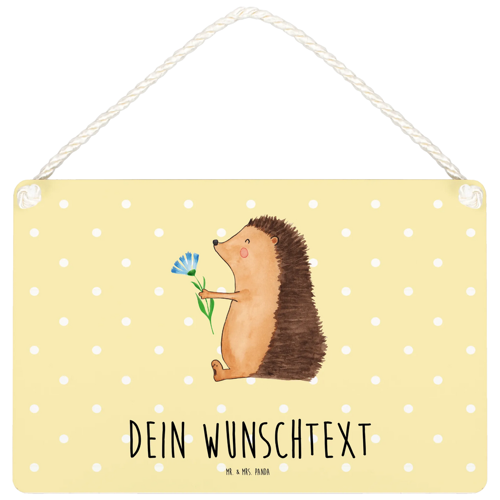 Personalisiertes Deko Schild Igel mit Blume Dekoschild, Deko Schild, Schild, Tür Schild, Türschild, Holzschild, Wandschild, Wanddeko, Tiermotive, Gute Laune, lustige Sprüche, Tiere, Igel, Gute Besserung, Genesungswünsche, Krankheit, Krankenhaus, krank, Besuch