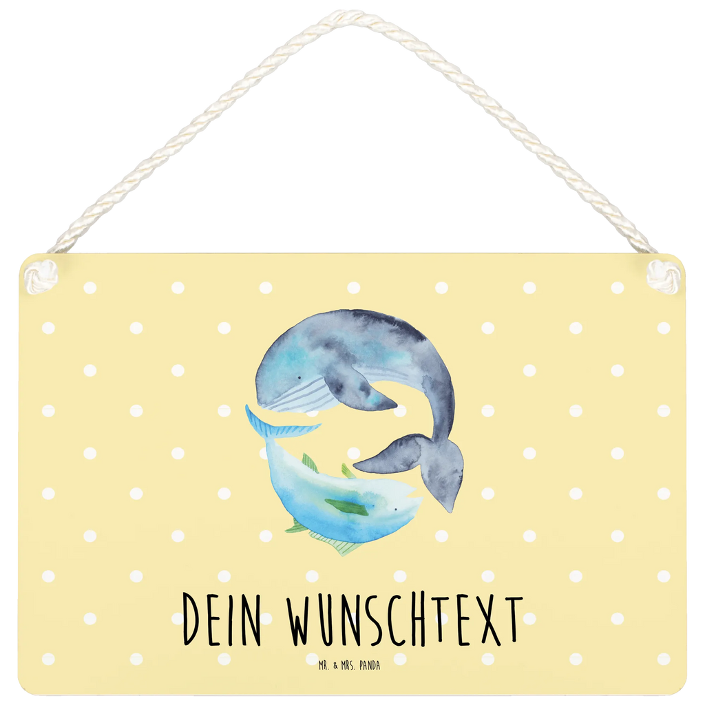 Personalisiertes Deko Schild Walfisch & Thunfisch Dekoschild, Deko Schild, Schild, Tür Schild, Türschild, Holzschild, Wandschild, Wanddeko, Tiermotive, Gute Laune, lustige Sprüche, Tiere, Wal, Wahl, Tunfisch, Wortwitz lustig, Spruch lustig, Flachwitz, Witz, Spruch des Tages, Flachwitz Geschenk