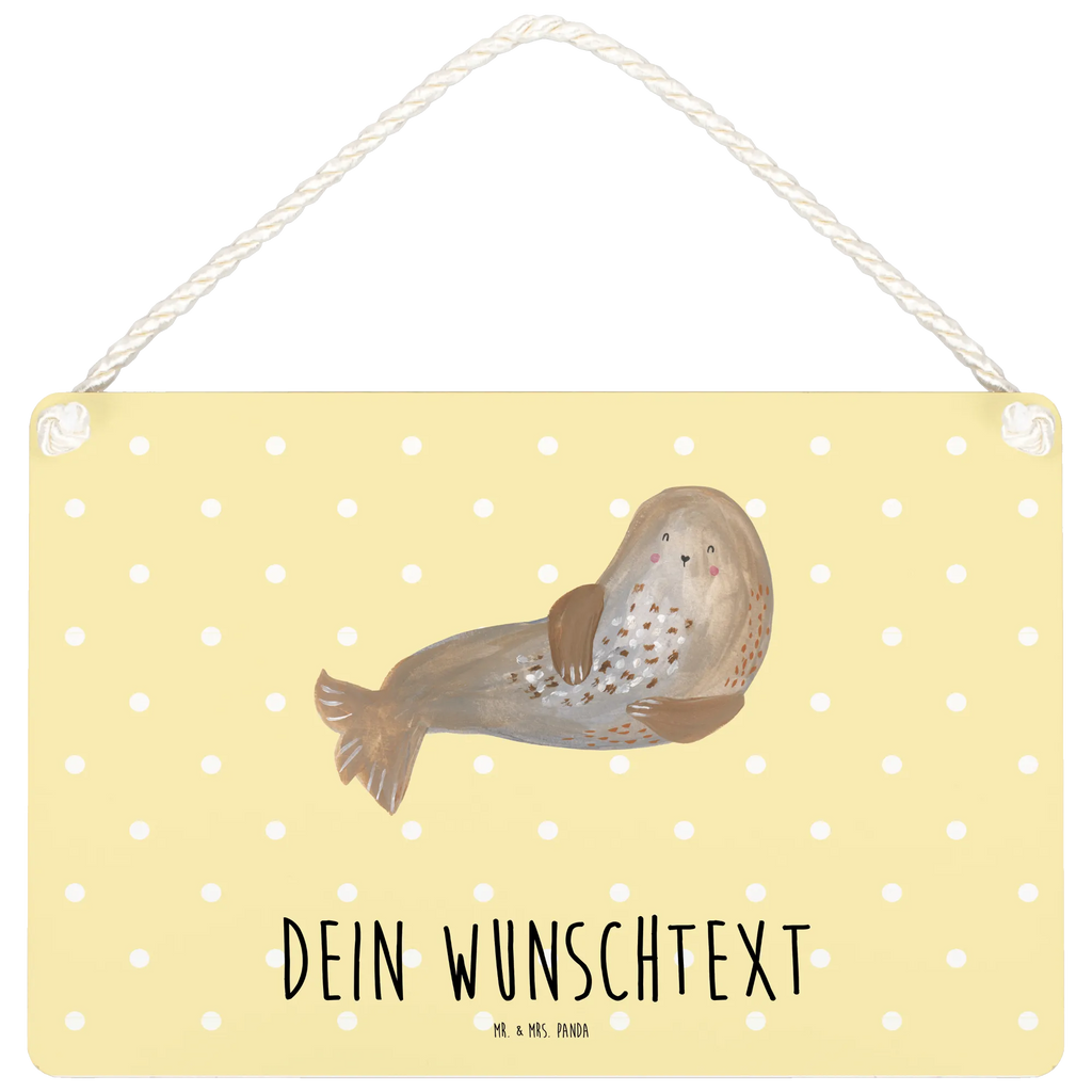 Personalisiertes Deko Schild Robbe Lachen Dekoschild, Deko Schild, Schild, Tür Schild, Türschild, Holzschild, Wandschild, Wanddeko, Tiermotive, Gute Laune, lustige Sprüche, Tiere, Robbe, Robben, Seehund, Strand, Meerestier, Ostsee, Nordsee