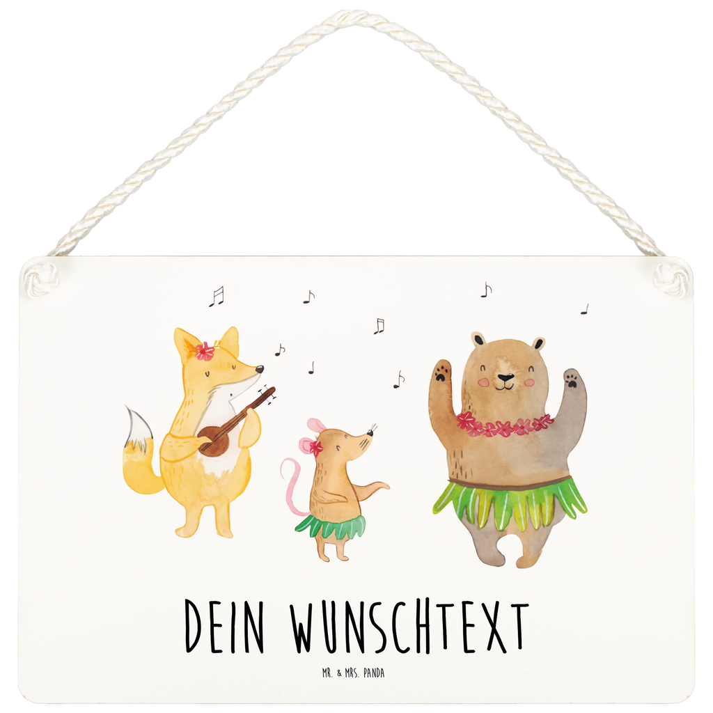 Personalisiertes Deko Schild Waldtiere Aloha Dekoschild, Deko Schild, Schild, Tür Schild, Türschild, Holzschild, Wandschild, Wanddeko, Tiermotive, Gute Laune, lustige Sprüche, Tiere, Wald, Waldtiere, Musik, Aloha, Bär, Hase, Igel, Tanzen, Leben, Lachen