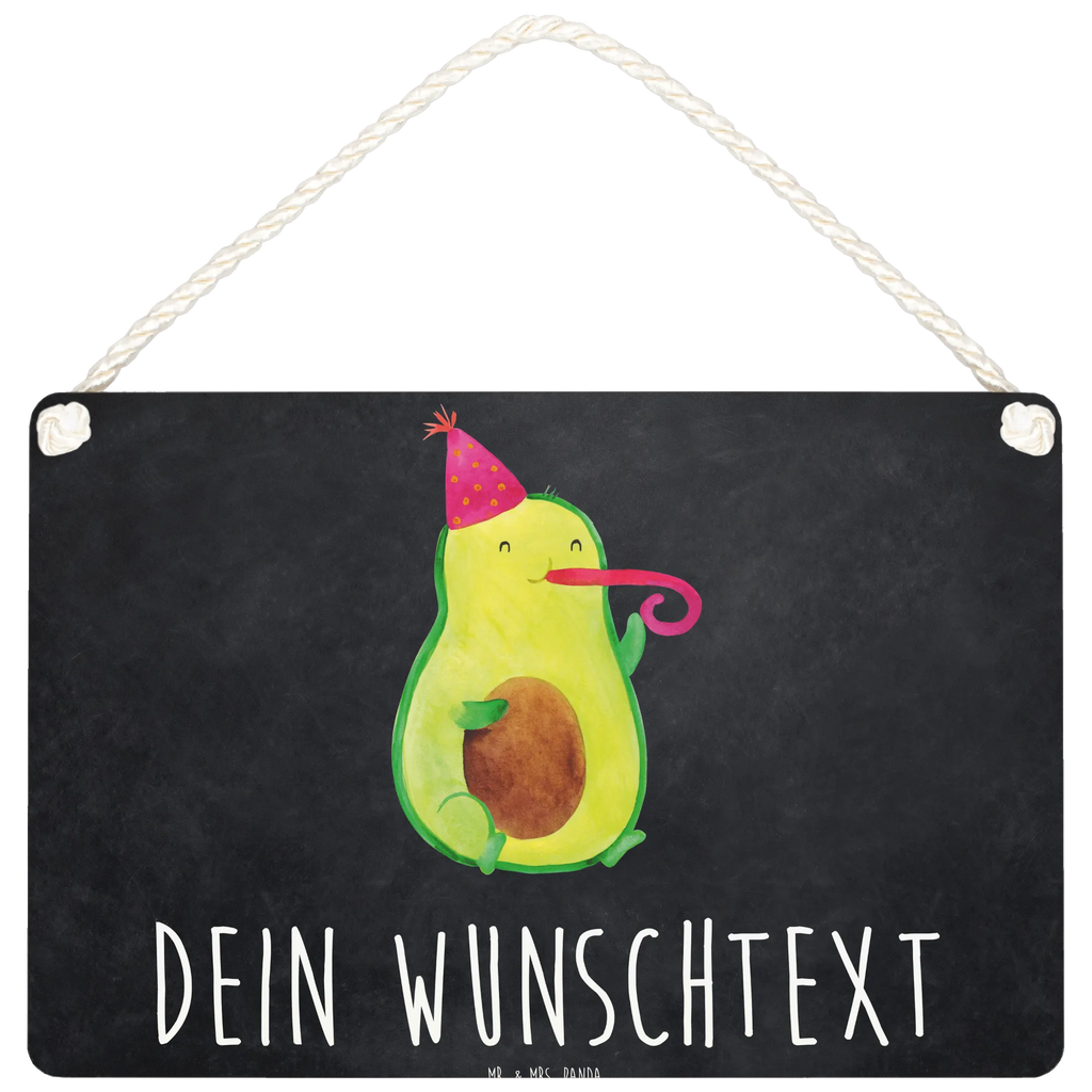 Personalisiertes Deko Schild Avocado Partyhupe Dekoschild, Deko Schild, Schild, Tür Schild, Türschild, Holzschild, Wandschild, Wanddeko, Avocado, Veggie, Vegan, Gesund, Party, Feierlichkeit, Feier, Fete, Geburtstag, Gute Laune, Tröte