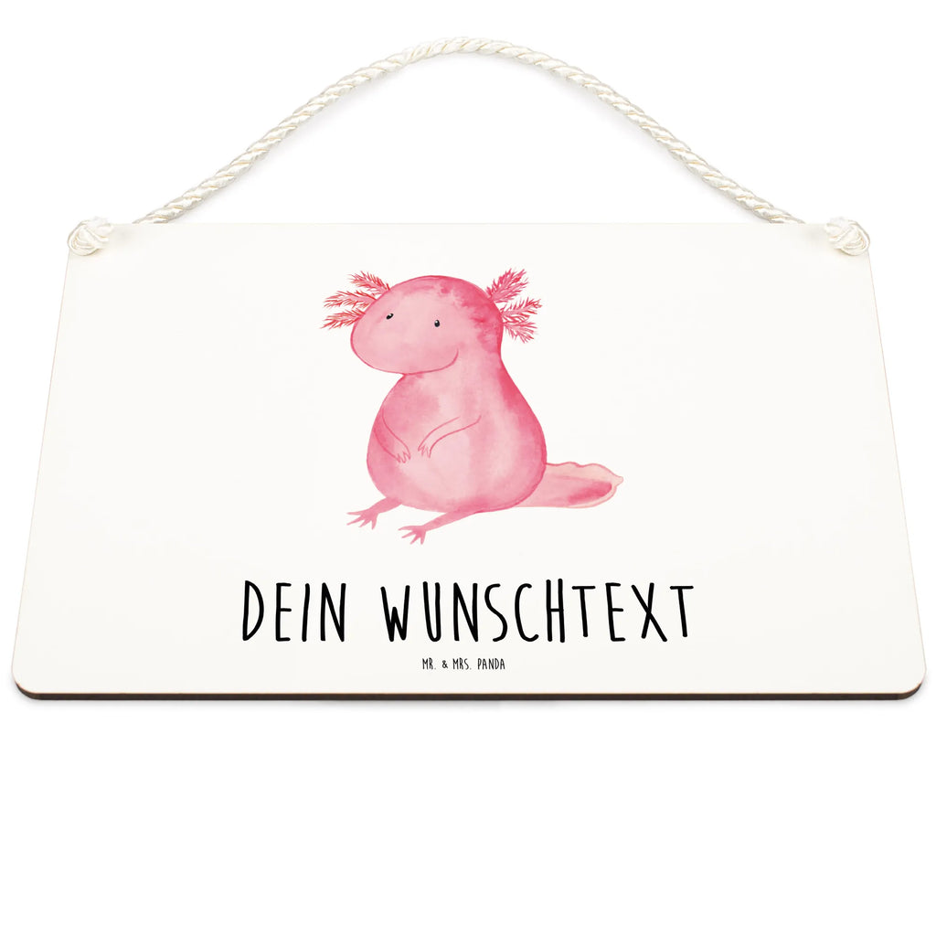 Personalisiertes Deko Schild Axolotl Dekoschild, Deko Schild, Schild, Tür Schild, Türschild, Holzschild, Wandschild, Wanddeko, Axolotl, Molch, Axolot, vergnügt, fröhlich, zufrieden, Lebensstil, Weisheit, Lebensweisheit, Liebe, Freundin