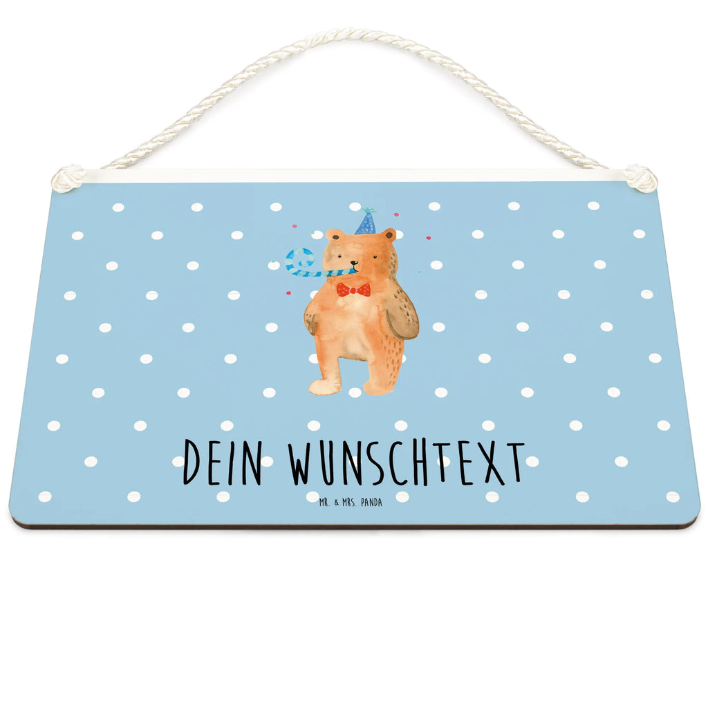 Personalisiertes Deko Schild Birthday Bär Dekoschild, Deko Schild, Schild, Tür Schild, Türschild, Holzschild, Wandschild, Wanddeko, Bär, Teddy, Teddybär, Happy Birthday, Alles Gute, Glückwunsch, Geburtstag