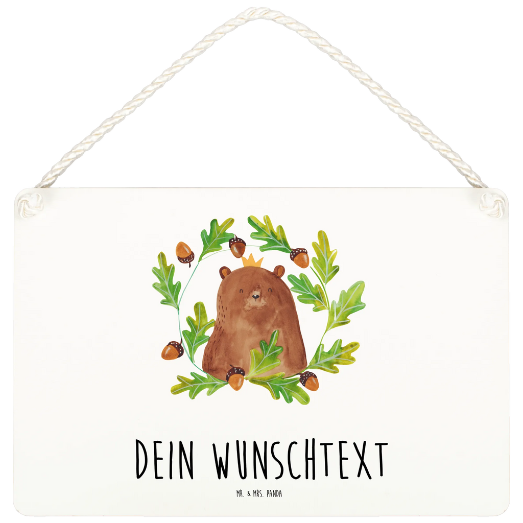 Personalisiertes Deko Schild Bär König Dekoschild, Deko Schild, Schild, Tür Schild, Türschild, Holzschild, Wandschild, Wanddeko, Bär, Teddy, Teddybär, Papa, Papa Bär, bester Vater, bester Papa, weltbester Papa, Vatertag, Vater, Dad, Daddy, Papi