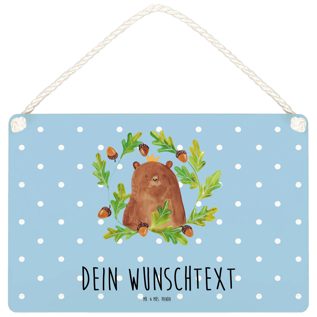 Personalisiertes Deko Schild Bär König Dekoschild, Deko Schild, Schild, Tür Schild, Türschild, Holzschild, Wandschild, Wanddeko, Bär, Teddy, Teddybär, Papa, Papa Bär, bester Vater, bester Papa, weltbester Papa, Vatertag, Vater, Dad, Daddy, Papi