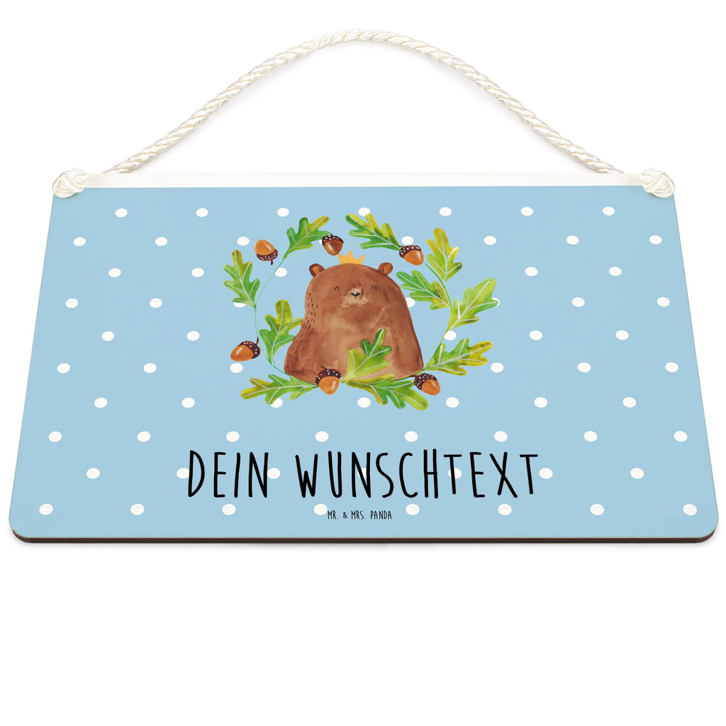 Personalisiertes Deko Schild Bär König Dekoschild, Deko Schild, Schild, Tür Schild, Türschild, Holzschild, Wandschild, Wanddeko, Bär, Teddy, Teddybär, Papa, Papa Bär, bester Vater, bester Papa, weltbester Papa, Vatertag, Vater, Dad, Daddy, Papi