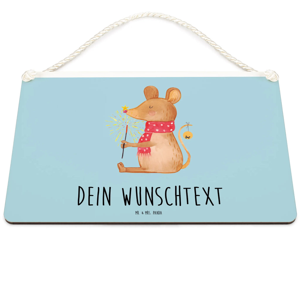 Personalisiertes Deko Schild Weihnachtsmaus Dekoschild, Deko Schild, Schild, Tür Schild, Türschild, Holzschild, Wandschild, Wanddeko, Winter, Weihnachten, Weihnachtsdeko, Nikolaus, Advent, Heiligabend, Wintermotiv, Frohe Weihnachten, Weihnachtsgruß, Weihnachtsmotiv, Maus, Mäuschen, Weihnachtswunder