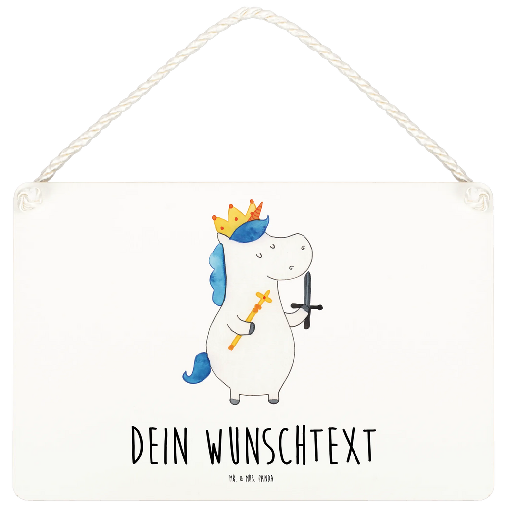 Personalisiertes Deko Schild Einhorn König mit Schwert Dekoschild, Deko Schild, Schild, Tür Schild, Türschild, Holzschild, Wandschild, Wanddeko, Einhorn, Einhörner, Einhorn Deko, Pegasus, Unicorn, König, Ritter, Mittelalter