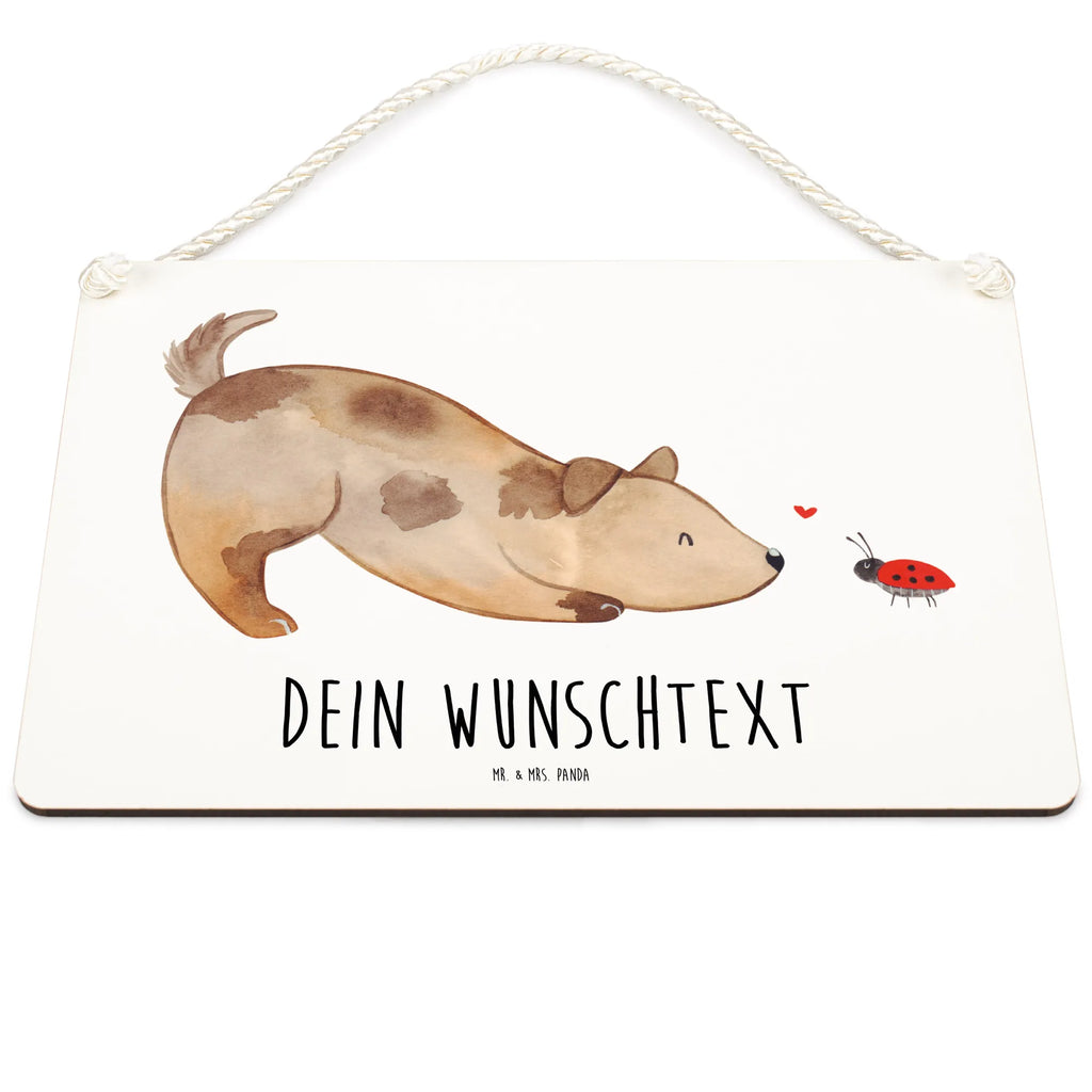 Personalisiertes Deko Schild Hund Marienkäfer Dekoschild, Deko Schild, Schild, Tür Schild, Türschild, Holzschild, Wandschild, Wanddeko, Hund, Hundemotiv, Haustier, Hunderasse, Tierliebhaber, Hundebesitzer, Sprüche, Hunde, Hundespruch, Marienkäfer, Mischling, Mischlinghund