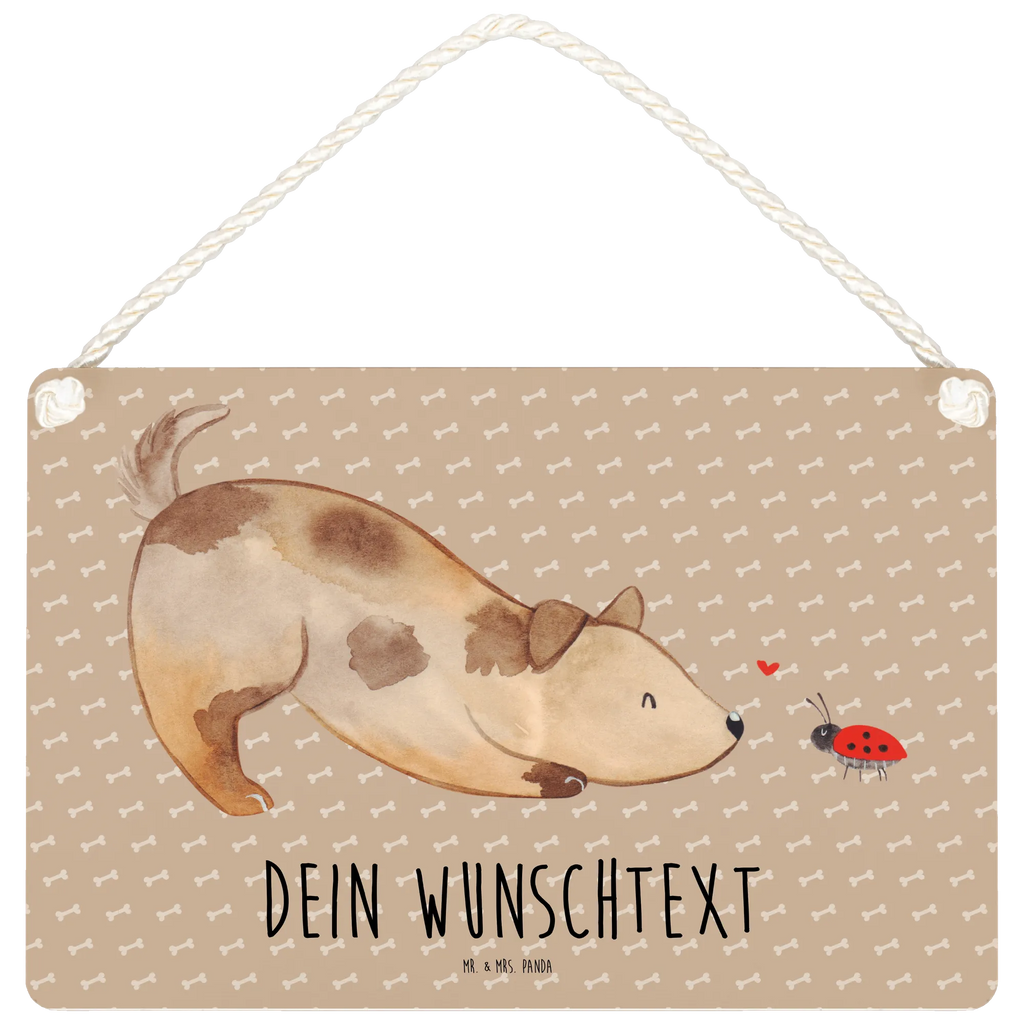 Personalisiertes Deko Schild Hund Marienkäfer Dekoschild, Deko Schild, Schild, Tür Schild, Türschild, Holzschild, Wandschild, Wanddeko, Hund, Hundemotiv, Haustier, Hunderasse, Tierliebhaber, Hundebesitzer, Sprüche, Hunde, Hundespruch, Marienkäfer, Mischling, Mischlinghund