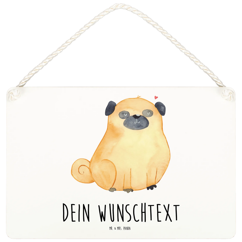 Personalisiertes Deko Schild Mops Dekoschild, Deko Schild, Schild, Tür Schild, Türschild, Holzschild, Wandschild, Wanddeko, Hund, Hundemotiv, Haustier, Hunderasse, Tierliebhaber, Hundebesitzer, Sprüche, Mops, Liebe, Hundeliebe