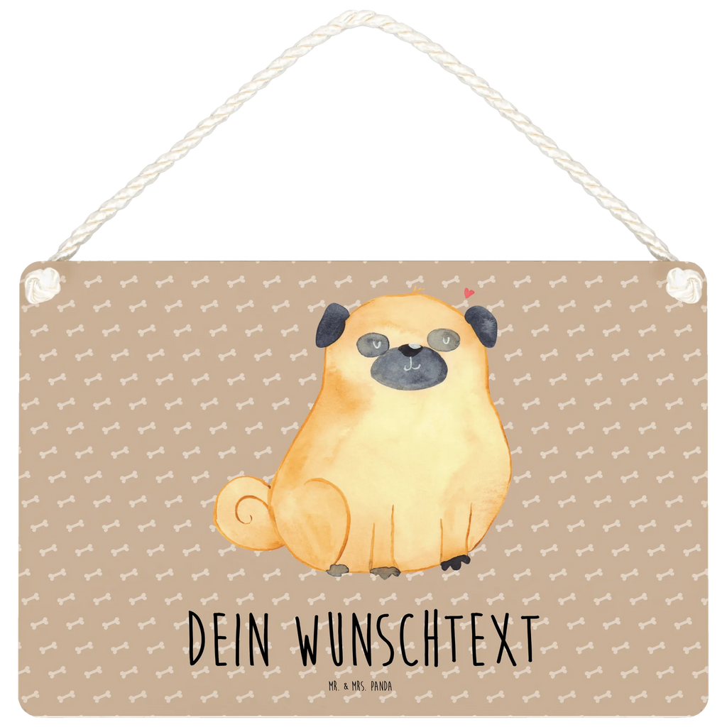 Personalisiertes Deko Schild Mops Dekoschild, Deko Schild, Schild, Tür Schild, Türschild, Holzschild, Wandschild, Wanddeko, Hund, Hundemotiv, Haustier, Hunderasse, Tierliebhaber, Hundebesitzer, Sprüche, Mops, Liebe, Hundeliebe