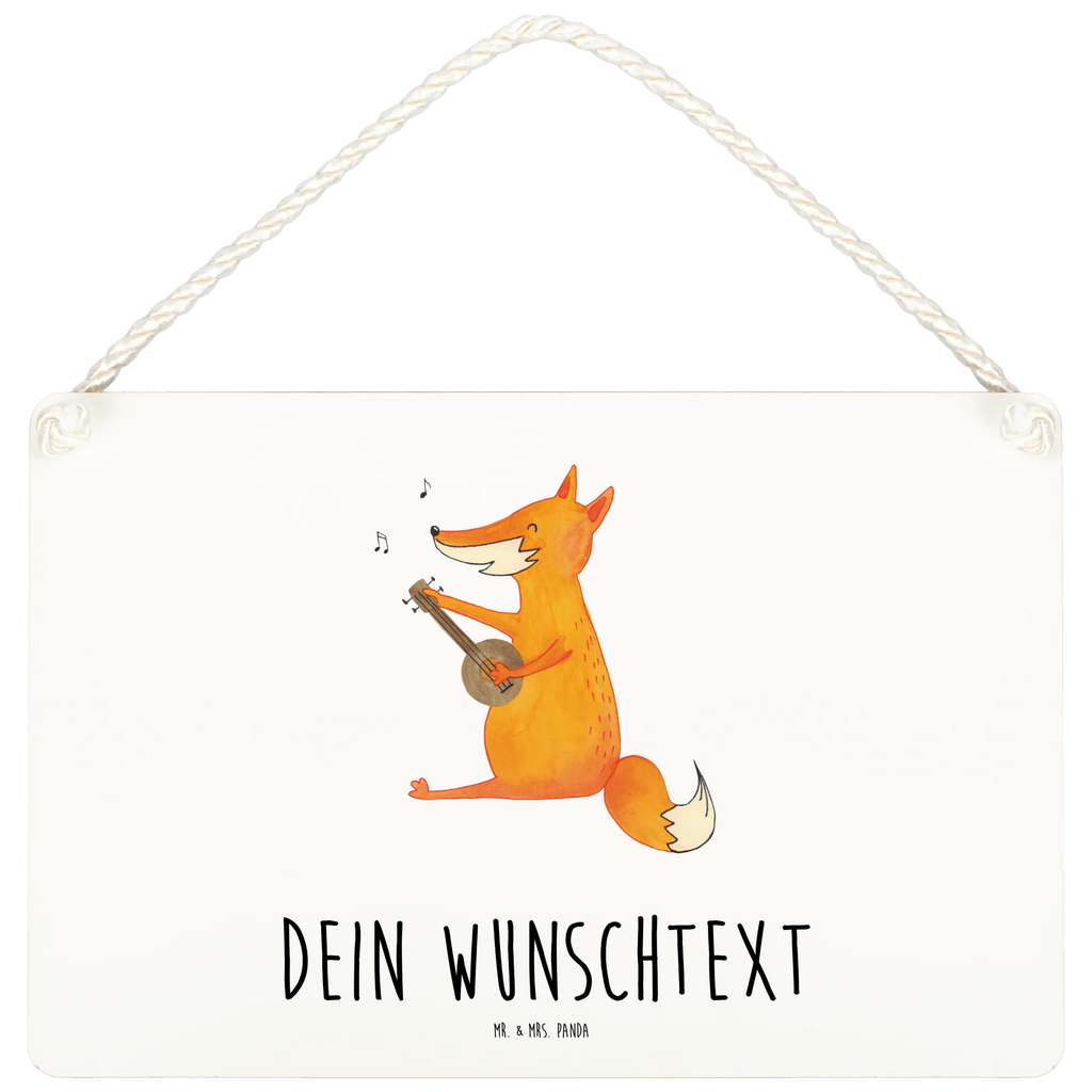 Personalisiertes Deko Schild Fuchs Gitarre Dekoschild, Deko Schild, Schild, Tür Schild, Türschild, Holzschild, Wandschild, Wanddeko, Fuchs, Füchse, Geschenk Musiker, Musik Spruch, Musikerin, Sänger, Sängerin, Gitarre