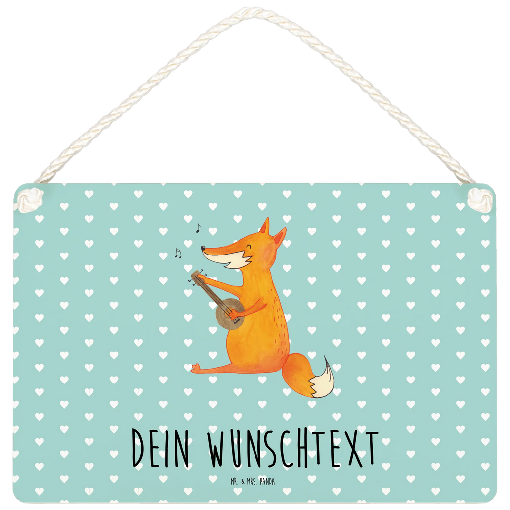 Personalisiertes Deko Schild Fuchs Gitarre Dekoschild, Deko Schild, Schild, Tür Schild, Türschild, Holzschild, Wandschild, Wanddeko, Fuchs, Füchse, Geschenk Musiker, Musik Spruch, Musikerin, Sänger, Sängerin, Gitarre