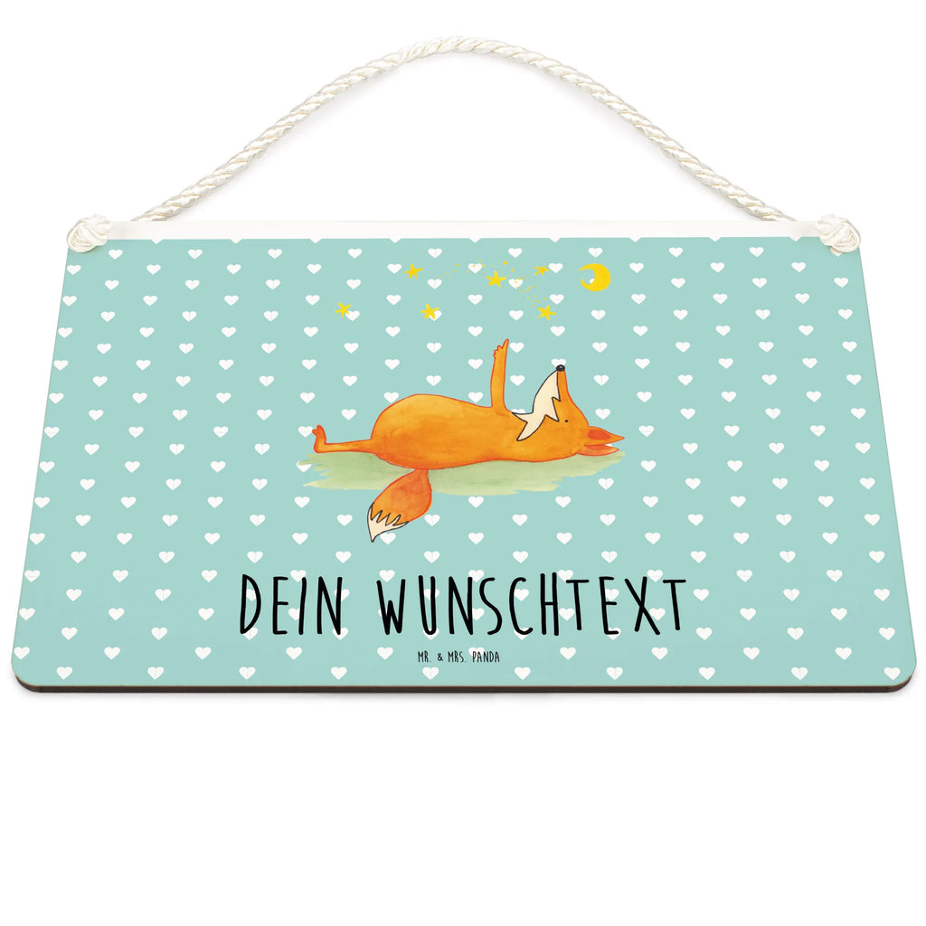 Personalisiertes Deko Schild Fuchs Sterne Dekoschild, Deko Schild, Schild, Tür Schild, Türschild, Holzschild, Wandschild, Wanddeko, Fuchs, Füchse, tröstende Worte, Spruch positiv, Spruch schön, Romantik, Always Look on the Bright Side of Life