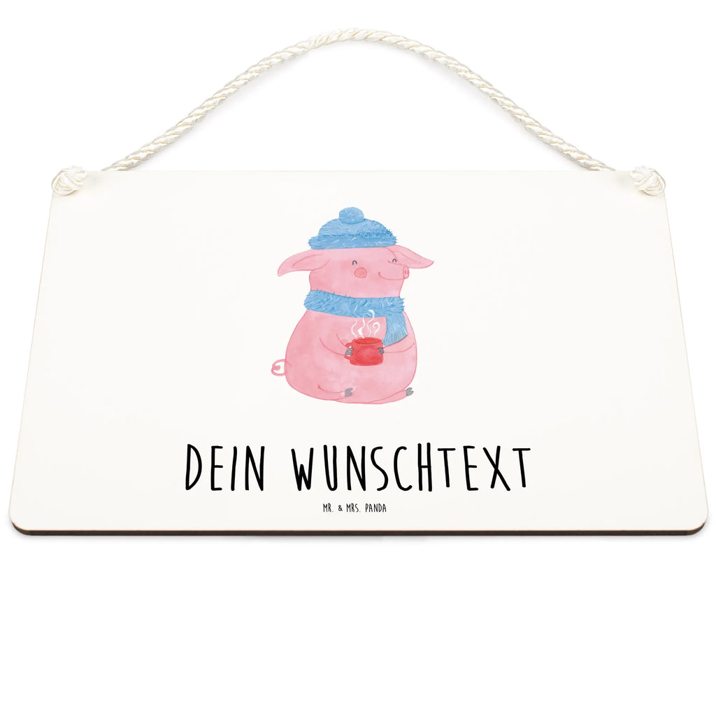 Personalisiertes Deko Schild Schweinchen Glühwein Dekoschild, Deko Schild, Schild, Tür Schild, Türschild, Holzschild, Wandschild, Wanddeko, Winter, Weihnachten, Weihnachtsdeko, Nikolaus, Advent, Heiligabend, Wintermotiv, Glühwein, Betrunken, Weihnachtsmarkt, Spruch