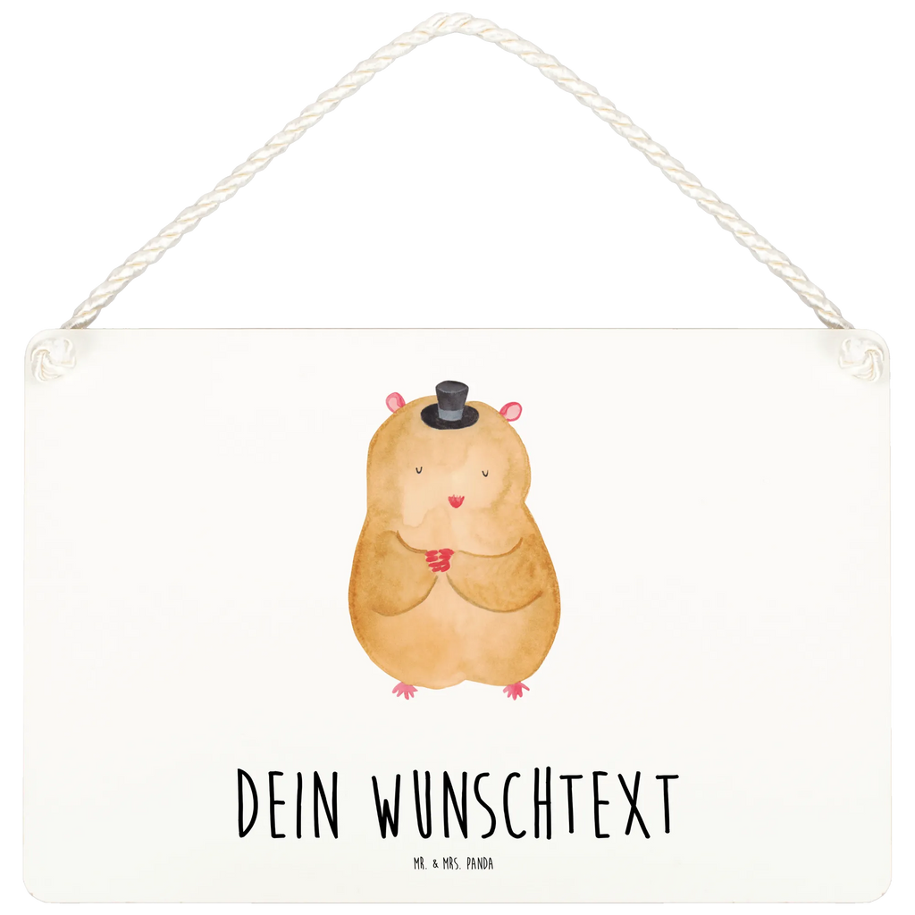 Personalisiertes Deko Schild Hamster Hut Dekoschild, Deko Schild, Schild, Tür Schild, Türschild, Holzschild, Wandschild, Wanddeko, Tiermotive, Gute Laune, lustige Sprüche, Tiere, Hamster, Hut, Magier, Zylinder, Zwerghamster, Zauberer