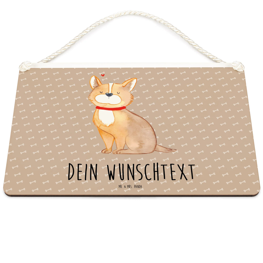 Personalisiertes Deko Schild Hund Glück Dekoschild, Deko Schild, Schild, Tür Schild, Türschild, Holzschild, Wandschild, Wanddeko, Hund, Hundemotiv, Haustier, Hunderasse, Tierliebhaber, Hundebesitzer, Sprüche, Corgie, Hundeliebe, Spruch, Hundemama, Liebe