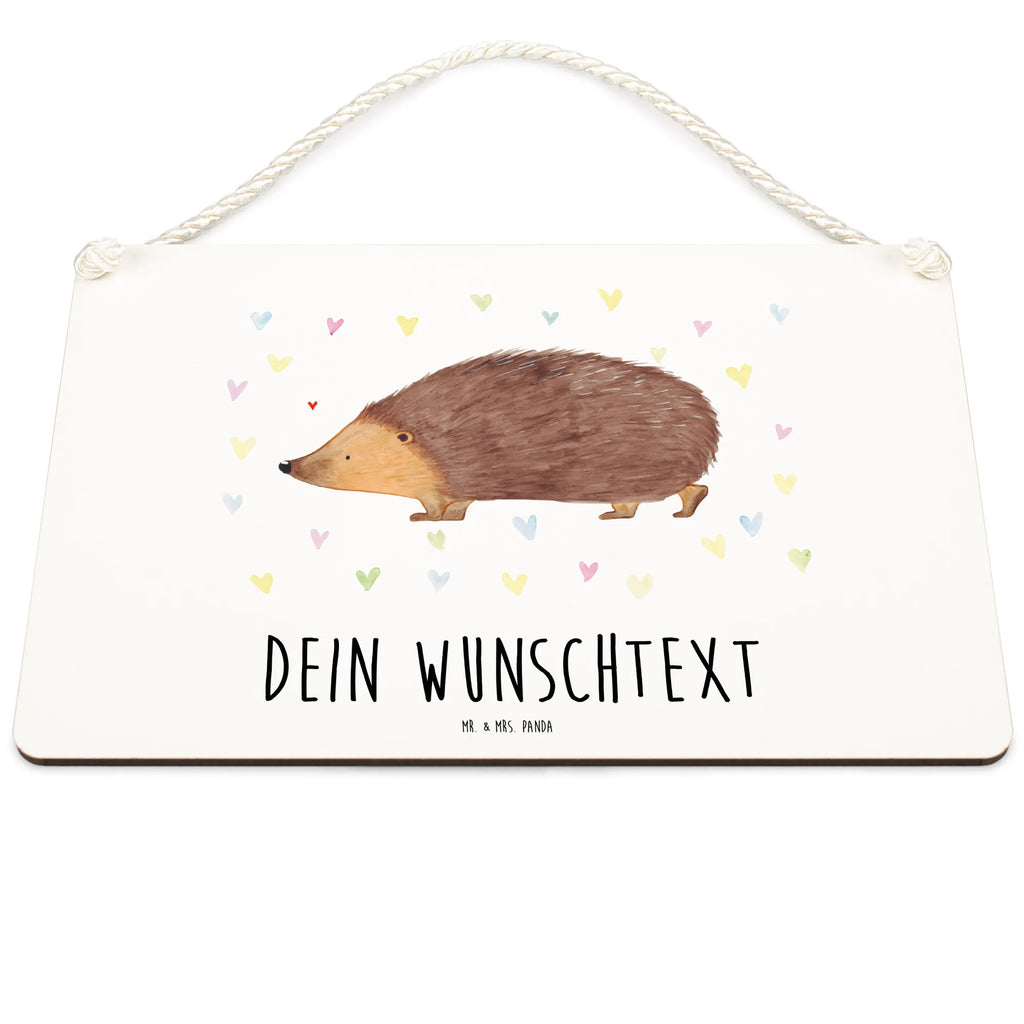 Personalisiertes Deko Schild Igel Herzen Dekoschild, Deko Schild, Schild, Tür Schild, Türschild, Holzschild, Wandschild, Wanddeko, Tiermotive, Gute Laune, lustige Sprüche, Tiere, Liebe, Herz, Herzen, Igel, Vertrauen, Kuss, Leben