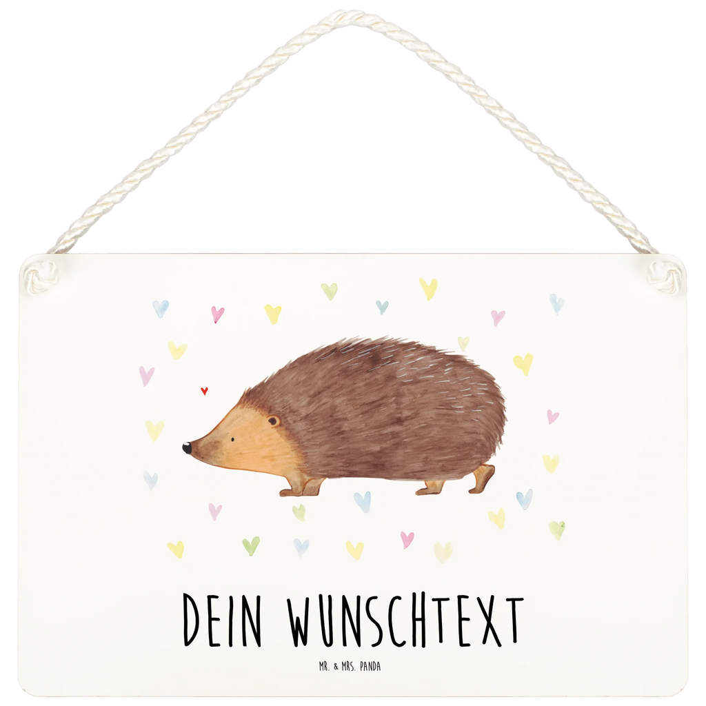 Personalisiertes Deko Schild Igel Herzen Dekoschild, Deko Schild, Schild, Tür Schild, Türschild, Holzschild, Wandschild, Wanddeko, Tiermotive, Gute Laune, lustige Sprüche, Tiere, Liebe, Herz, Herzen, Igel, Vertrauen, Kuss, Leben