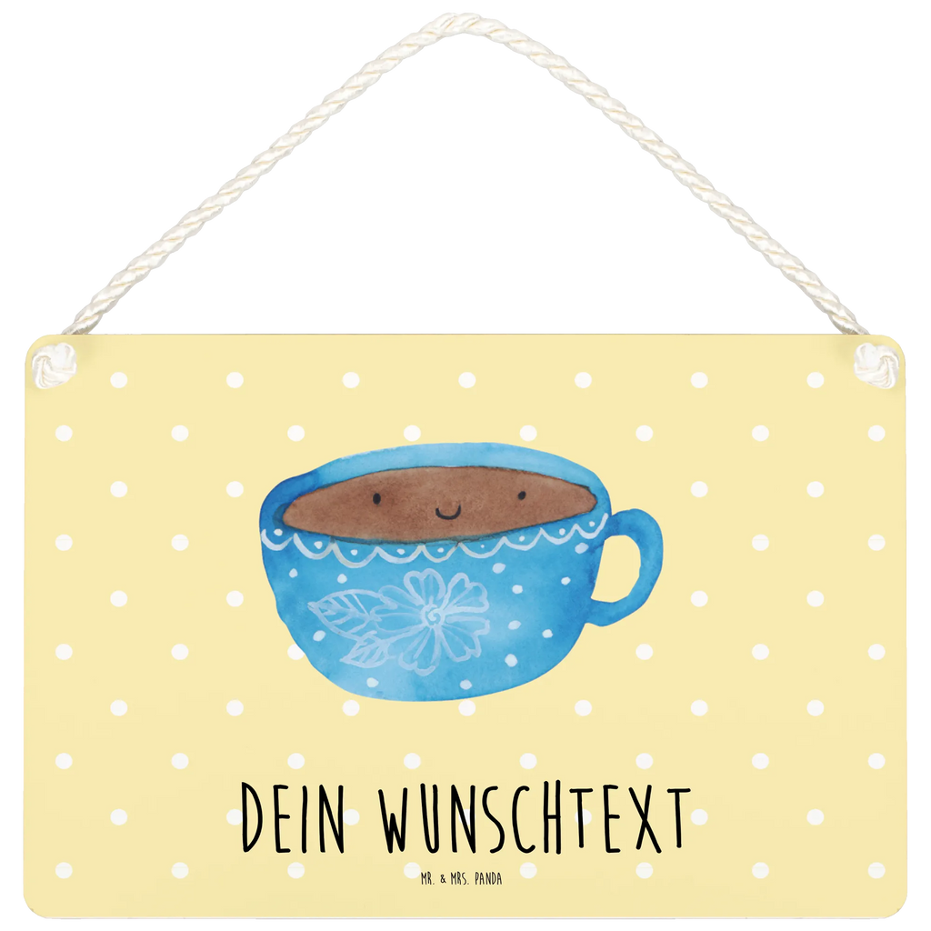 Personalisiertes Deko Schild Kaffee Tasse Dekoschild, Deko Schild, Schild, Tür Schild, Türschild, Holzschild, Wandschild, Wanddeko, Tiermotive, Gute Laune, lustige Sprüche, Tiere, Kaffee, Tasse, Liebe, Geschmack, Genuss, Glücklich