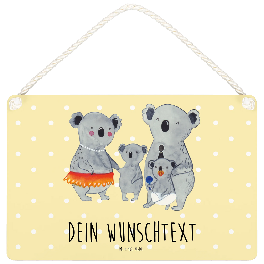 Personalisiertes Deko Schild Koala Familie Dekoschild, Deko Schild, Schild, Tür Schild, Türschild, Holzschild, Wandschild, Wanddeko, Familie, Vatertag, Muttertag, Bruder, Schwester, Mama, Papa, Oma, Opa, Koala, Koalas, Family, Kinder, Geschwister, Familienleben