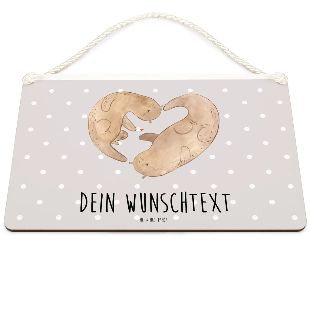 Personalisiertes Deko Schild Otter Herz Dekoschild, Deko Schild, Schild, Tür Schild, Türschild, Holzschild, Wandschild, Wanddeko, Otter, Fischotter, Seeotter, Liebe, Herz, Liebesbeweis, Liebesgeschenk, Bessere Hälfte, Love you, Jahrestag, Hochzeitstag, Verlobung, gemeinsames Leben