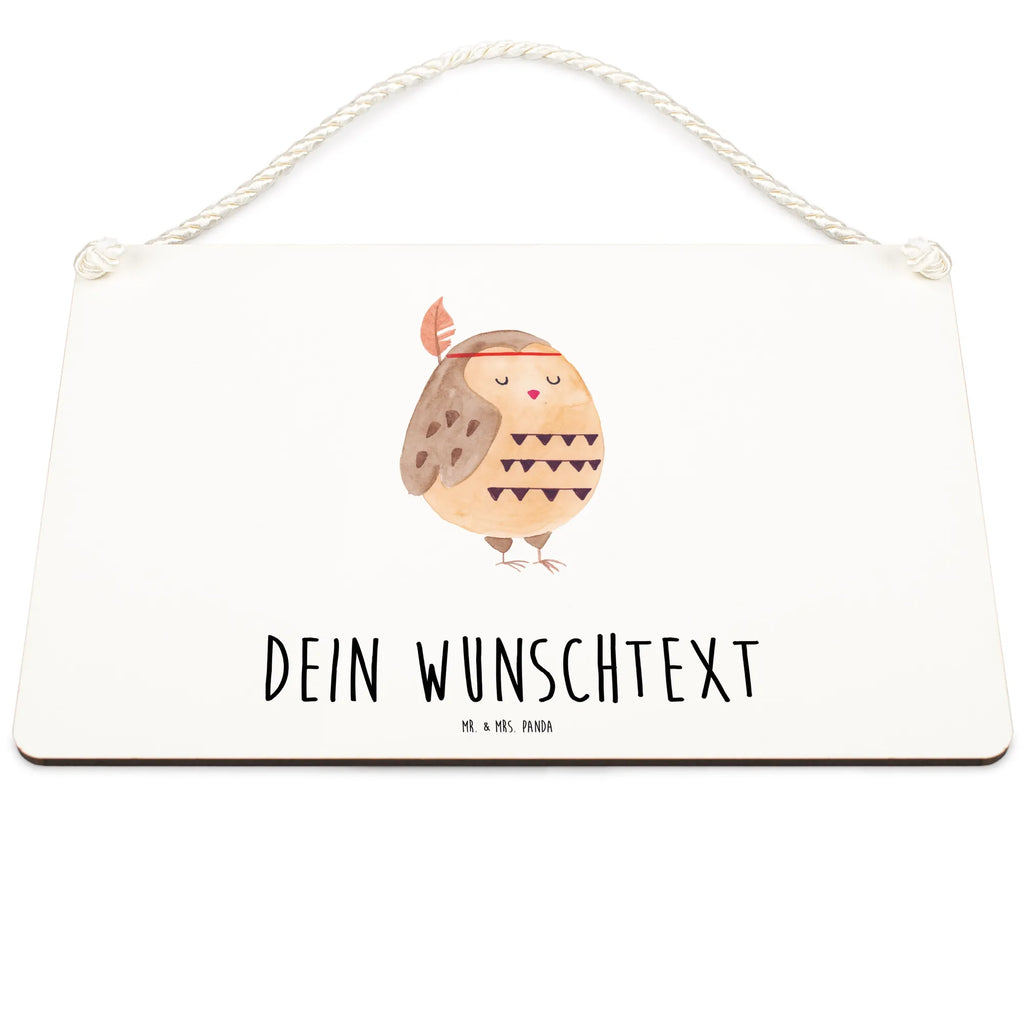 Personalisiertes Deko Schild Eule Federschmuck Dekoschild, Deko Schild, Schild, Tür Schild, Türschild, Holzschild, Wandschild, Wanddeko, Eule, Eule Deko, Owl, Das Leben ist ein Abenteuer, Reisespruch, Federschmuck, Dekoration