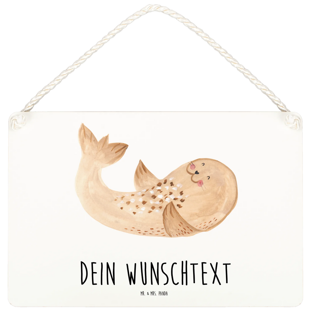 Personalisiertes Deko Schild Robbe Liegen Dekoschild, Deko Schild, Schild, Tür Schild, Türschild, Holzschild, Wandschild, Wanddeko, Tiermotive, Gute Laune, lustige Sprüche, Tiere, Robbe, Robben, Seehund, Strand, Meerestier, Ostsee, Nordsee, Lachen, Freude