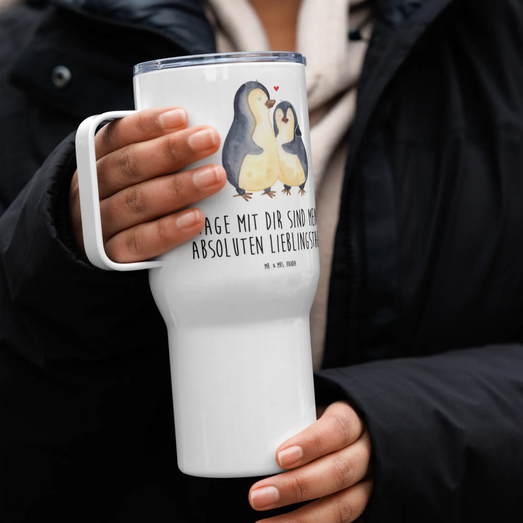 XXL Thermobecher Pinguin umarmen Thermobecher, XL Thermobecher, Reisebecher, XL Reisetasse, Großer Thermobecher, Autobecher, Jumbo Becher, Pinguin, Liebe, Liebespaar, Liebesbeweis, Liebesgeschenk, Verlobung, Jahrestag, Hochzeitstag, Hochzeit, Hochzeitsgeschenk