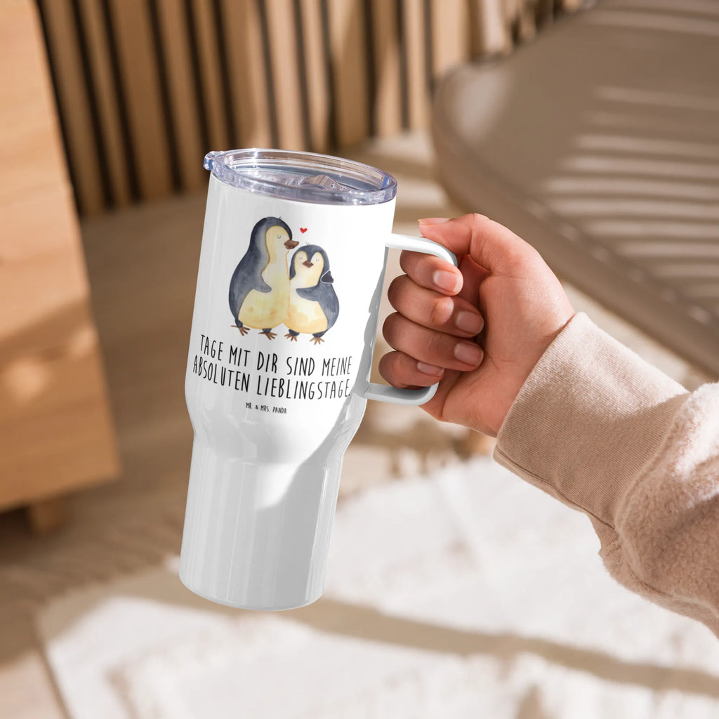 XXL Thermobecher Pinguin umarmen Thermobecher, XL Thermobecher, Reisebecher, XL Reisetasse, Großer Thermobecher, Autobecher, Jumbo Becher, Pinguin, Liebe, Liebespaar, Liebesbeweis, Liebesgeschenk, Verlobung, Jahrestag, Hochzeitstag, Hochzeit, Hochzeitsgeschenk