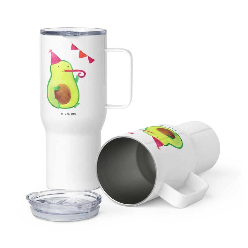 XXL Thermobecher Avocado Geburtstag Thermobecher, XL Thermobecher, Reisebecher, XL Reisetasse, Großer Thermobecher, Autobecher, Jumbo Becher, Avocado, Veggie, Vegan, Gesund