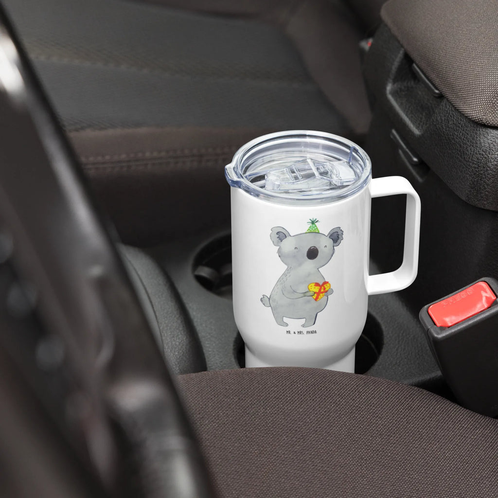 XXL Thermobecher Koala Geschenk Thermobecher, XL Thermobecher, Reisebecher, XL Reisetasse, Großer Thermobecher, Autobecher, Jumbo Becher, Koala, Koalabär, Geschenk, Geburtstag, Party