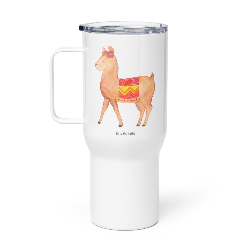 XXL Thermobecher Alpaka Stolz Thermobecher, XL Thermobecher, Reisebecher, XL Reisetasse, Großer Thermobecher, Autobecher, Jumbo Becher, Alpaka, Lama