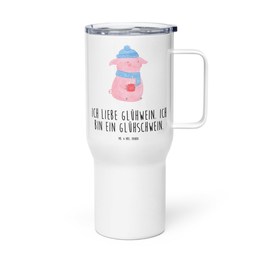 XXL Thermobecher Schwein Glühwein Thermobecher, XL Thermobecher, Reisebecher, XL Reisetasse, Großer Thermobecher, Autobecher, Jumbo Becher, Winter, Weihnachten, Weihnachtsdeko, Nikolaus, Advent, Heiligabend, Wintermotiv, Glühschwein, Glühwein, Weihnachtsmarkt, Punsch