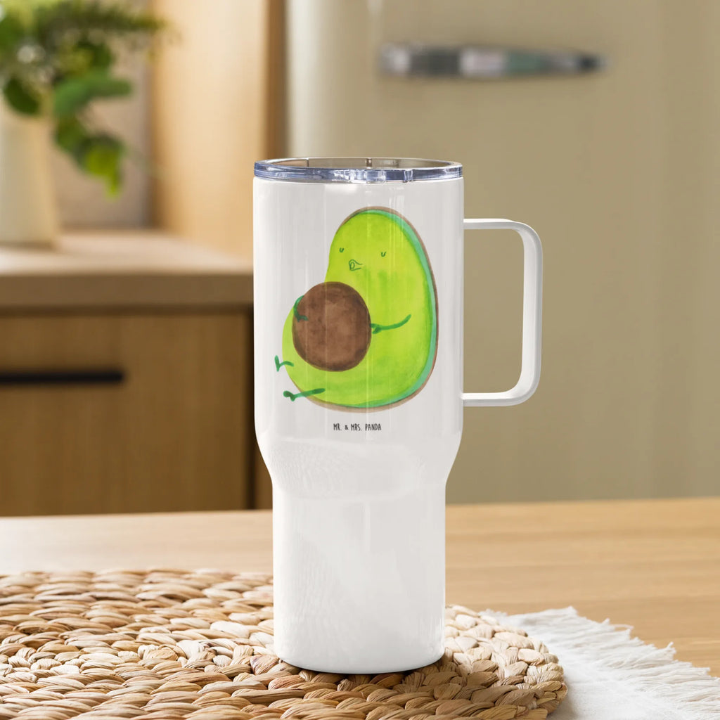 XXL Thermobecher Avocado Pfeifen Thermobecher, XL Thermobecher, Reisebecher, XL Reisetasse, Großer Thermobecher, Autobecher, Jumbo Becher, Avocado, Veggie, Vegan, Gesund, Diät, Abnehmen, Ernährung, dick sein