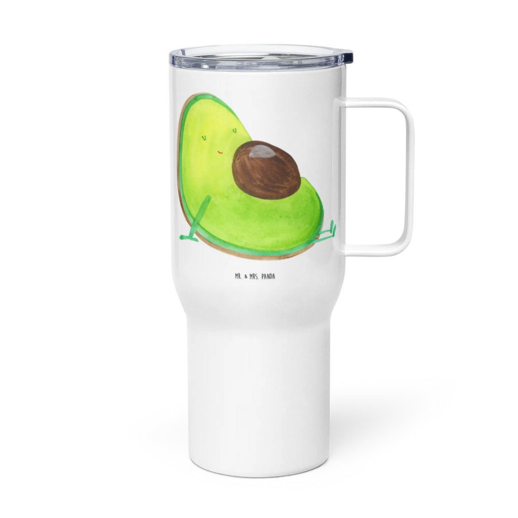 XXL Thermobecher Avocado Schwangerschaft Thermobecher, XL Thermobecher, Reisebecher, XL Reisetasse, Großer Thermobecher, Autobecher, Jumbo Becher, Avocado, Veggie, Vegan, Gesund, schwanger, Schwangerschaft, Babyparty, Babyshower