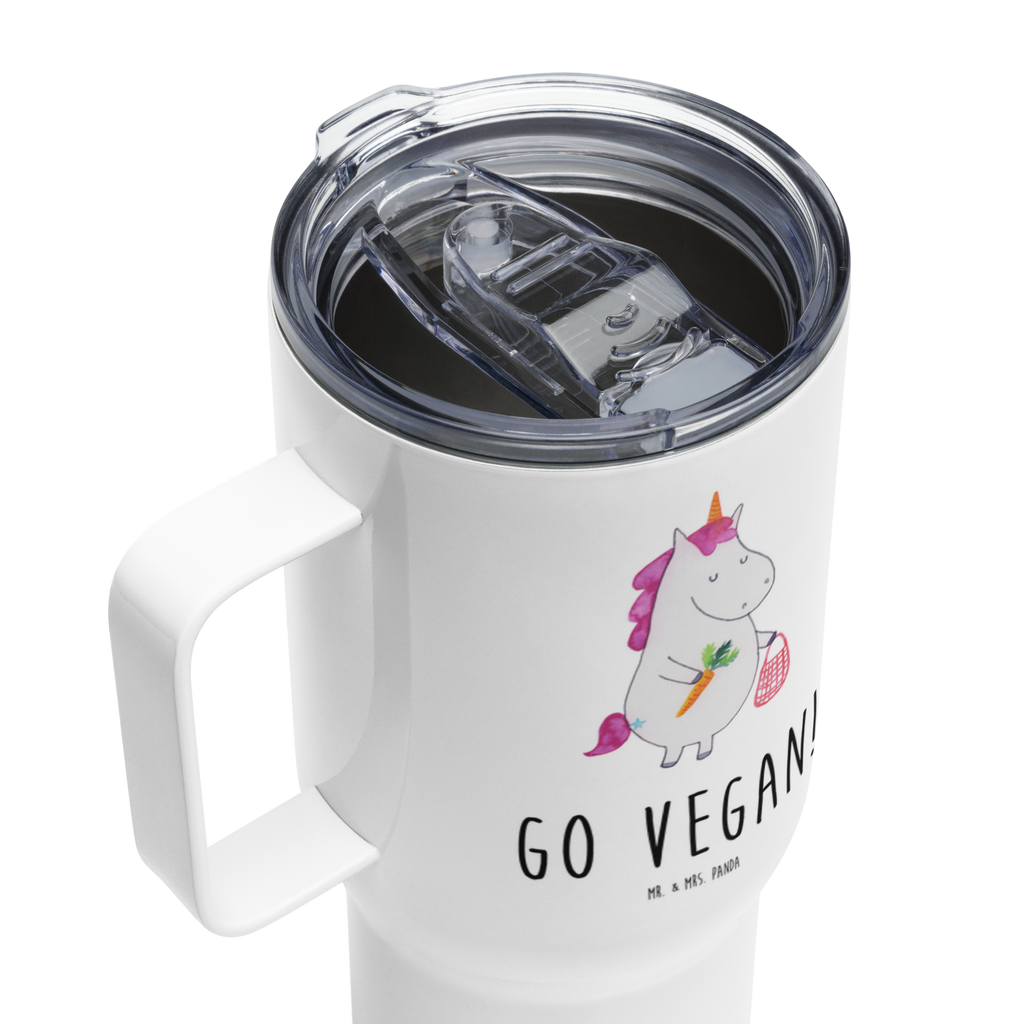 XXL Thermobecher Einhorn Vegan Thermobecher, XL Thermobecher, Reisebecher, XL Reisetasse, Großer Thermobecher, Autobecher, Jumbo Becher, Einhorn, Einhörner, Einhorn Deko, Unicorn, vegan, Gesund leben, Vegetariar, Rohkost, Gesund essen, Veganismus, Veganer