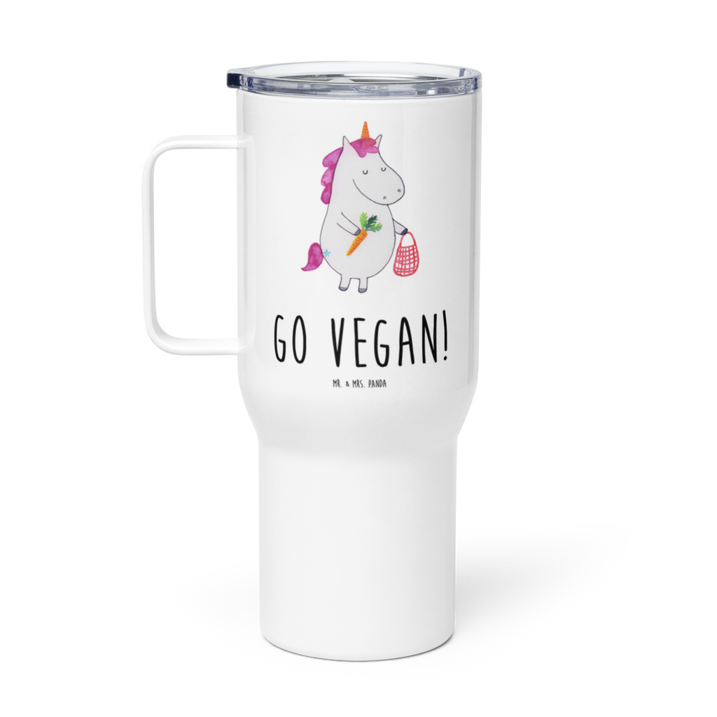 XXL Thermobecher Einhorn Vegan Thermobecher, XL Thermobecher, Reisebecher, XL Reisetasse, Großer Thermobecher, Autobecher, Jumbo Becher, Einhorn, Einhörner, Einhorn Deko, Pegasus, Unicorn, vegan, Gesund leben, Vegetariar, Rohkost, Gesund essen, Veganismus, Veganer