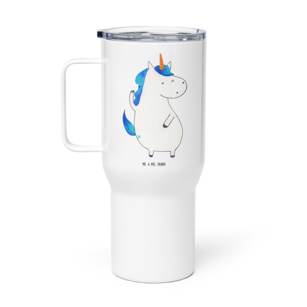 XXL Thermobecher Einhorn Mann Thermobecher, XL Thermobecher, Reisebecher, XL Reisetasse, Großer Thermobecher, Autobecher, Jumbo Becher, Einhorn, Einhörner, Einhorn Deko, Pegasus, Unicorn, cool, Mann, Freundin, Familie, bester Freund, BFF, Party, hübsch, beste