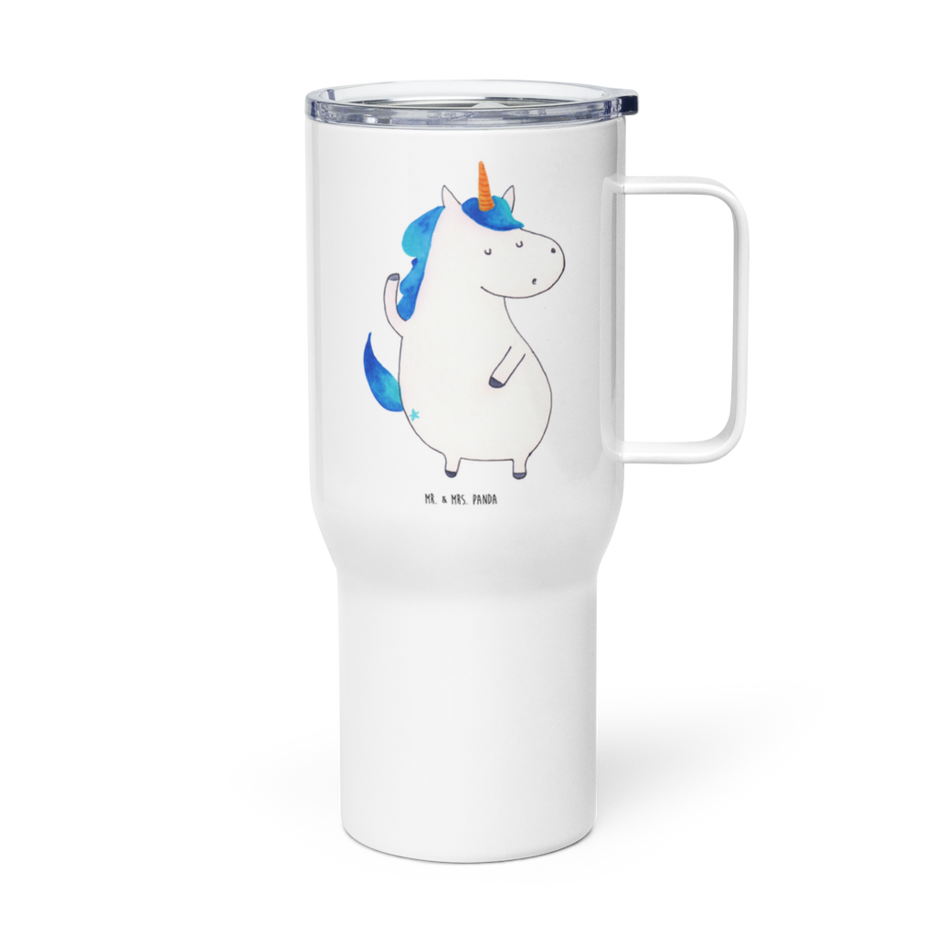 XXL Thermobecher Einhorn Mann Thermobecher, XL Thermobecher, Reisebecher, XL Reisetasse, Großer Thermobecher, Autobecher, Jumbo Becher, Einhorn, Einhörner, Einhorn Deko, Pegasus, Unicorn, cool, Mann, Freundin, Familie, bester Freund, BFF, Party, hübsch, beste