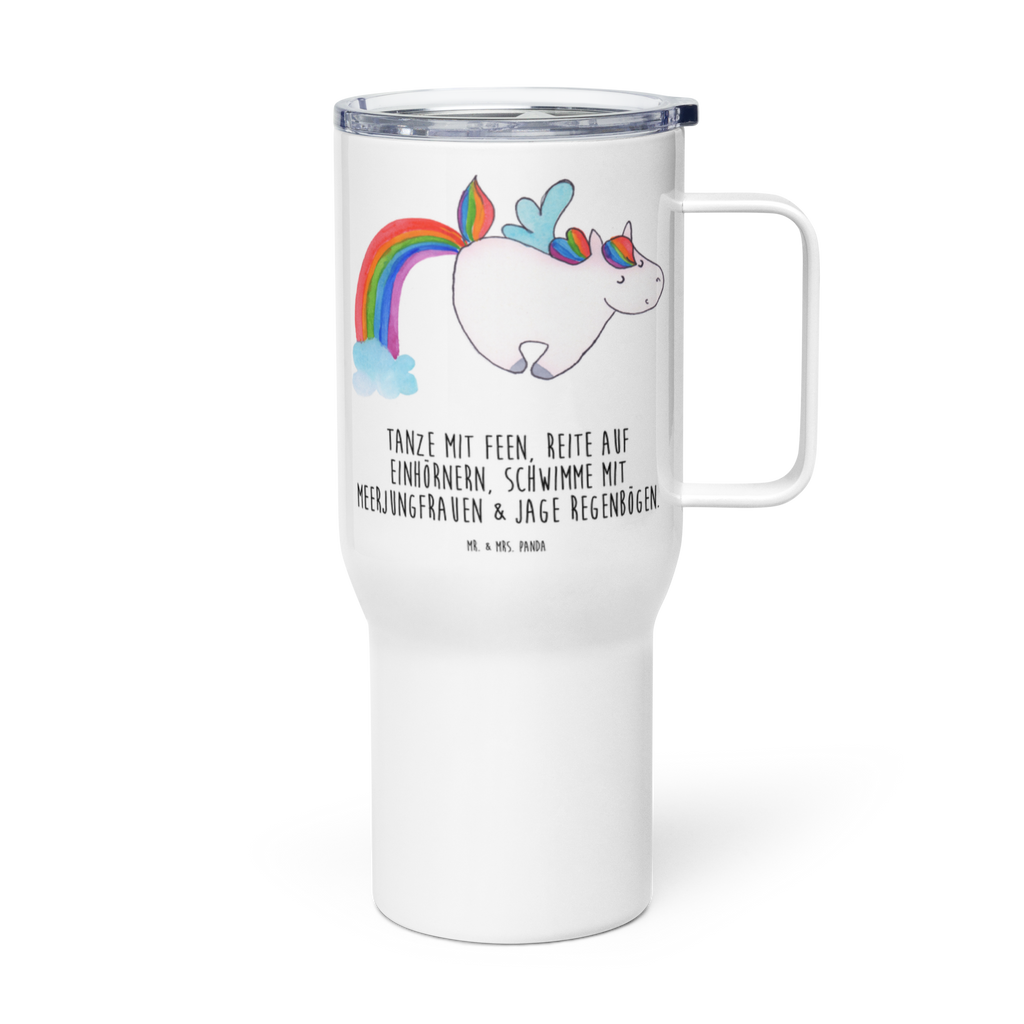 XXL Thermobecher Einhorn Pegasus Thermobecher, XL Thermobecher, Reisebecher, XL Reisetasse, Großer Thermobecher, Autobecher, Jumbo Becher, Einhorn, Einhörner, Einhorn Deko, Pegasus, Unicorn, Regenbogen, Spielen, Realität, Glitzer, Erwachsenwerden