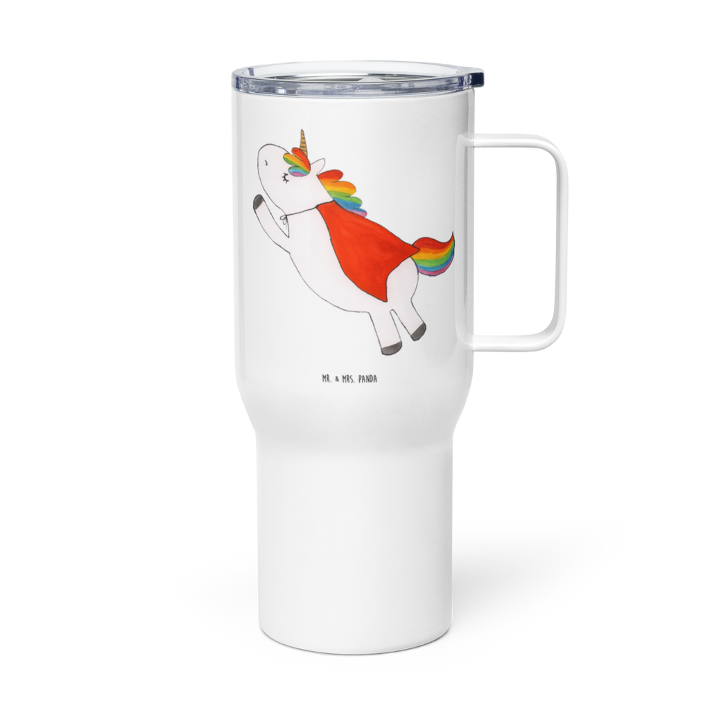 XXL Thermobecher Einhorn Super Thermobecher, XL Thermobecher, Reisebecher, XL Reisetasse, Großer Thermobecher, Autobecher, Jumbo Becher, Einhorn, Einhörner, Einhorn Deko, Pegasus, Unicorn, Traummann, Superheld, Held, Freundin, Geschenk, Girl, Mädchen